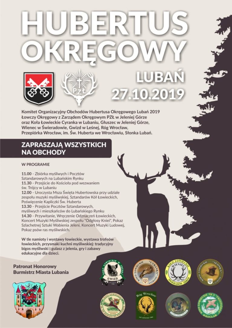 Hubertus Okręgowy 2019 w Lubaniu